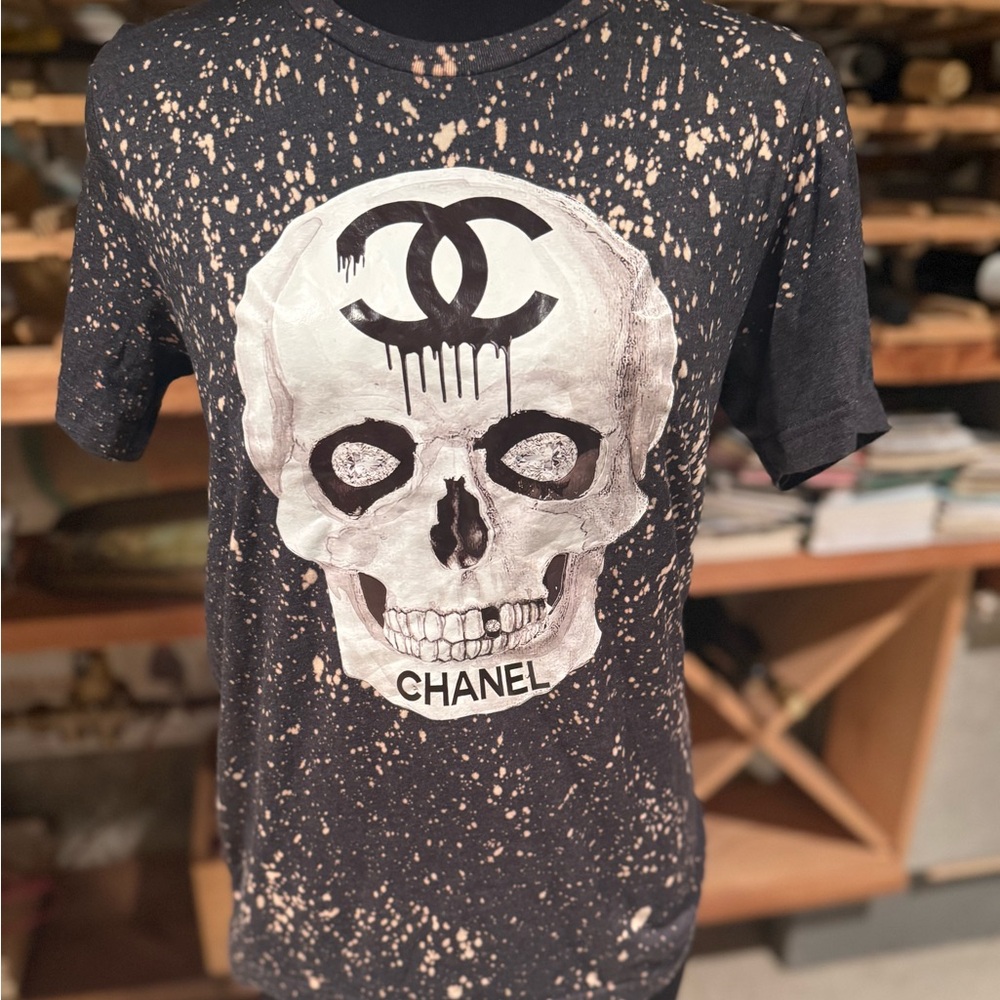Bella Canvas Gray‎ and Pink Speckled Tee